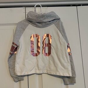 EUC girls cropped small sweatshirt